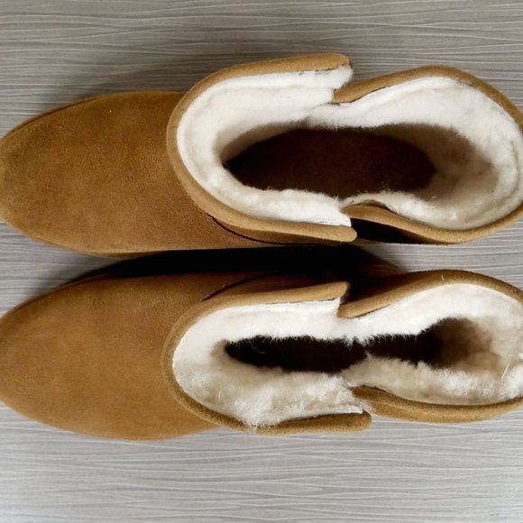 UGG Cory II Genuine Shearling Lined Boot, Chestnut Suede, Womens Size 6 US / 37 - Picture 8 of 11